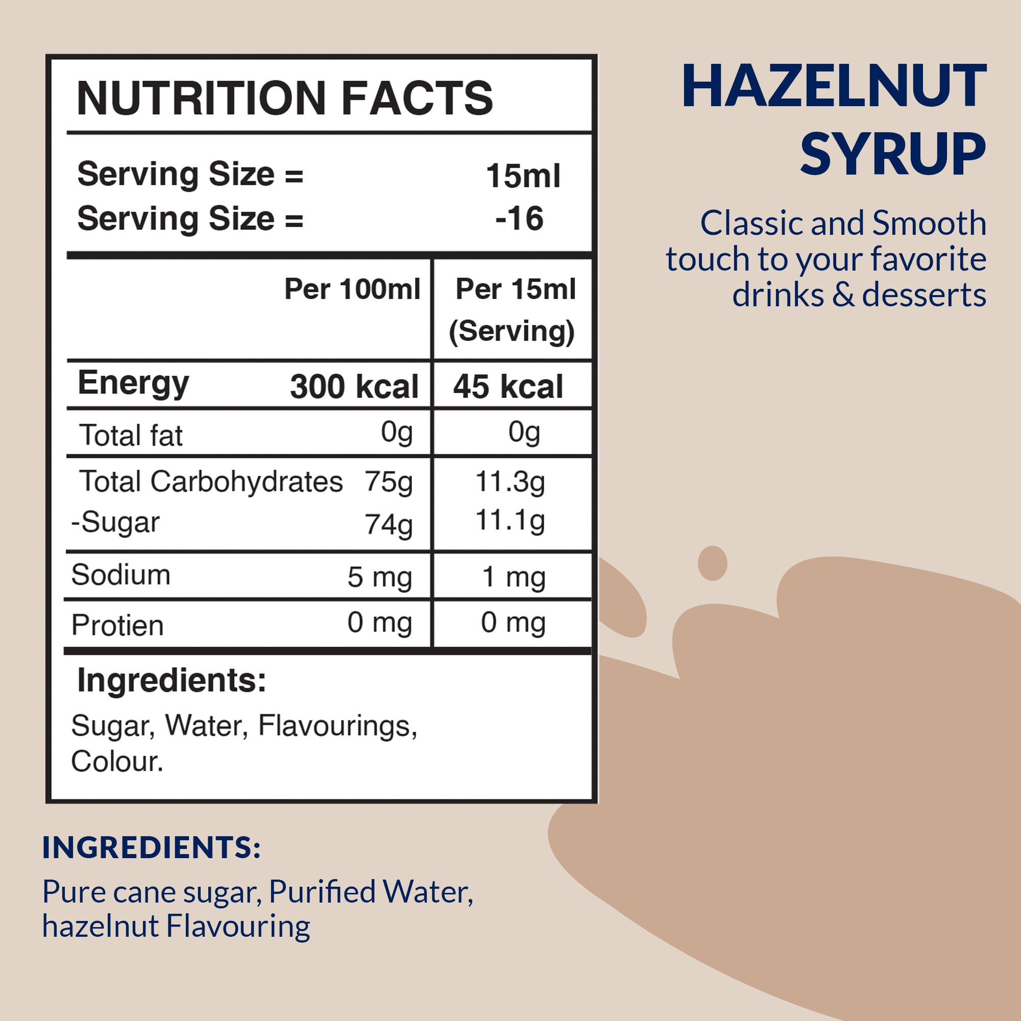 Hazelnut Syrup